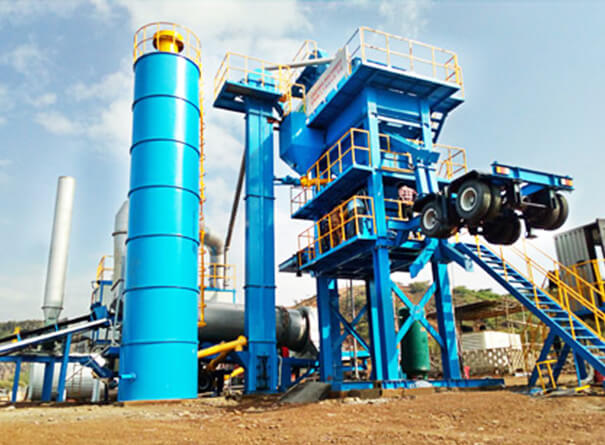 YLB700移動式瀝青攪拌站