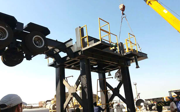 遼原筑機第12套出口烏茲別克斯坦移動YLB1500瀝青攪拌站投入生產