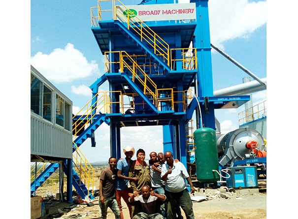 YLB700移動式瀝青攪拌站