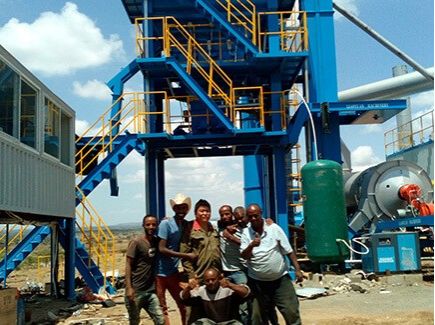 YLB700移動式瀝青攪拌站