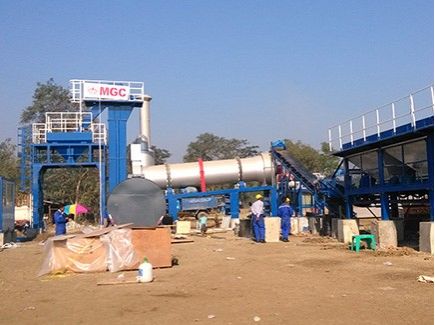 MDHB80移動式瀝青攪拌站