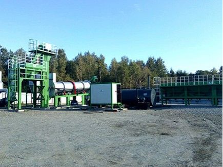 MDHB100型移動式瀝青攪拌站