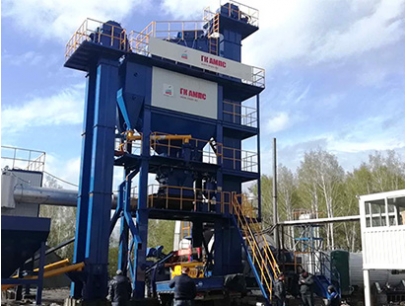 100TPH瀝青混合料攪拌設備發往俄羅斯