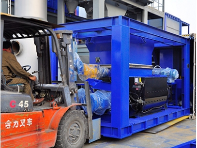 遼原筑機LB1500型瀝青攪拌站發往巴基斯坦