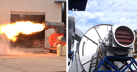 diesel/heavy oil
atural gas burning system