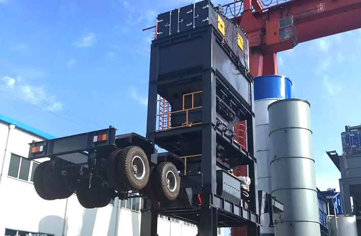 Mobile Asphalt Batch Mixing Plant YLB Series02