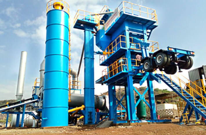 Mobile Asphalt Batch Mixing Plant YLB Series01