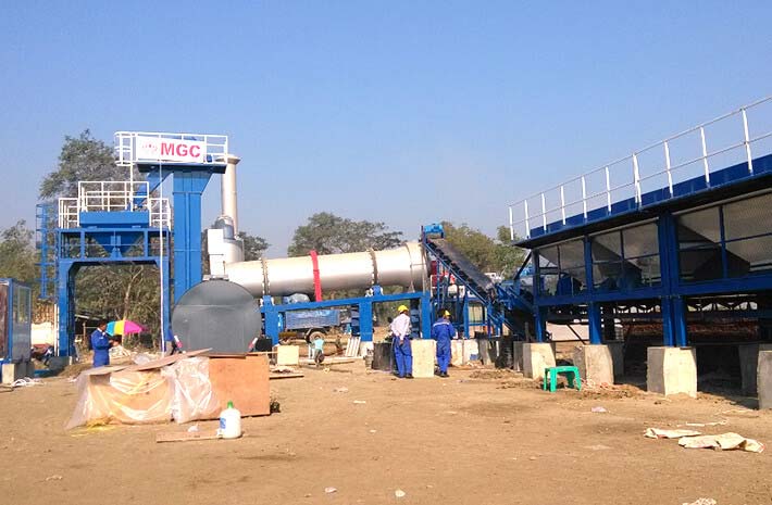 Mobile Asphalt Batch Mixing Plant YLB Series03