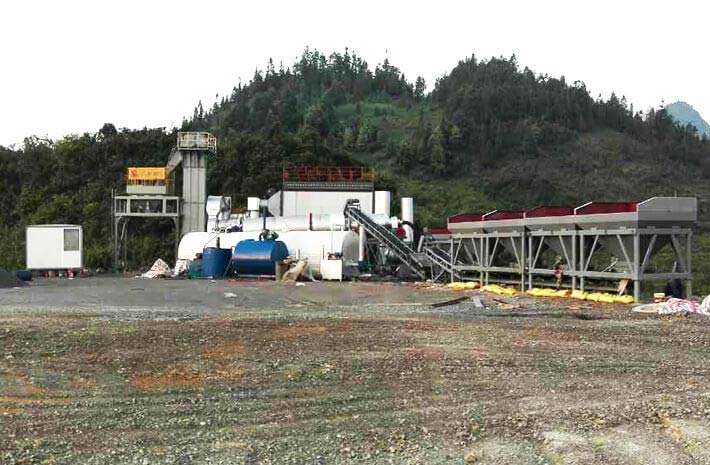 Mobile Asphalt Batch Mixing Plant YLB Series02