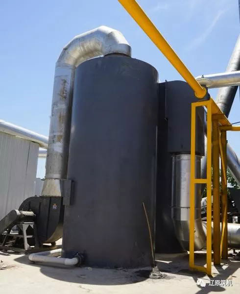 JJW4000型瀝青攪拌站的兩個水除塵器